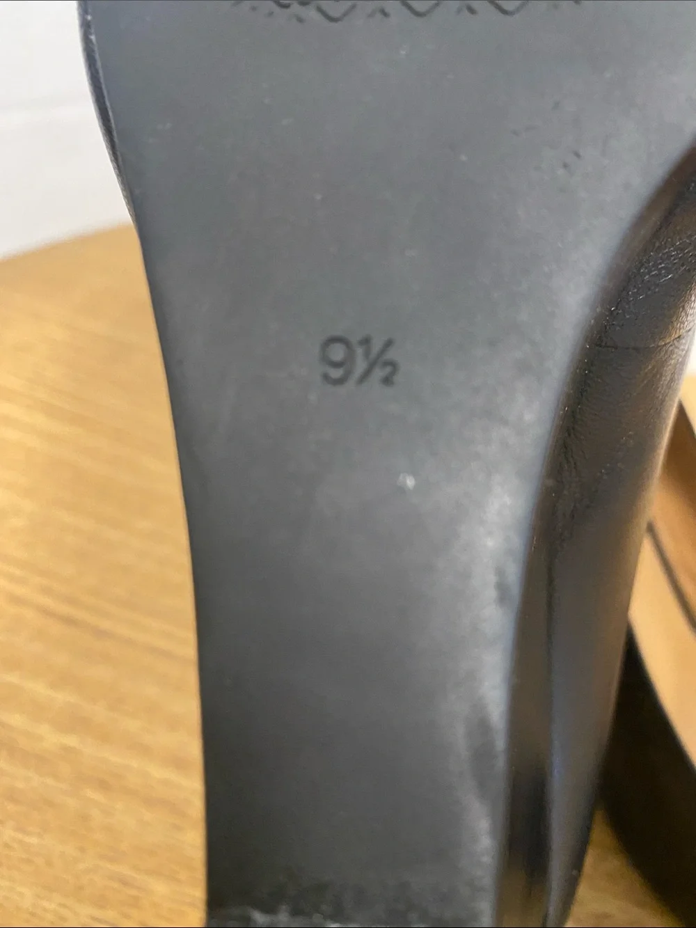 Tory Burch Black Leather Peep-Toe Heels with Gold Logo Medallion